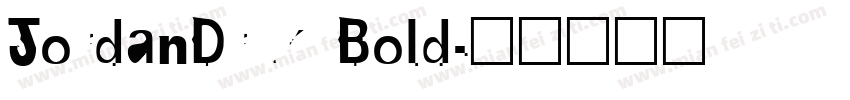 JordanDruk Bold字体转换